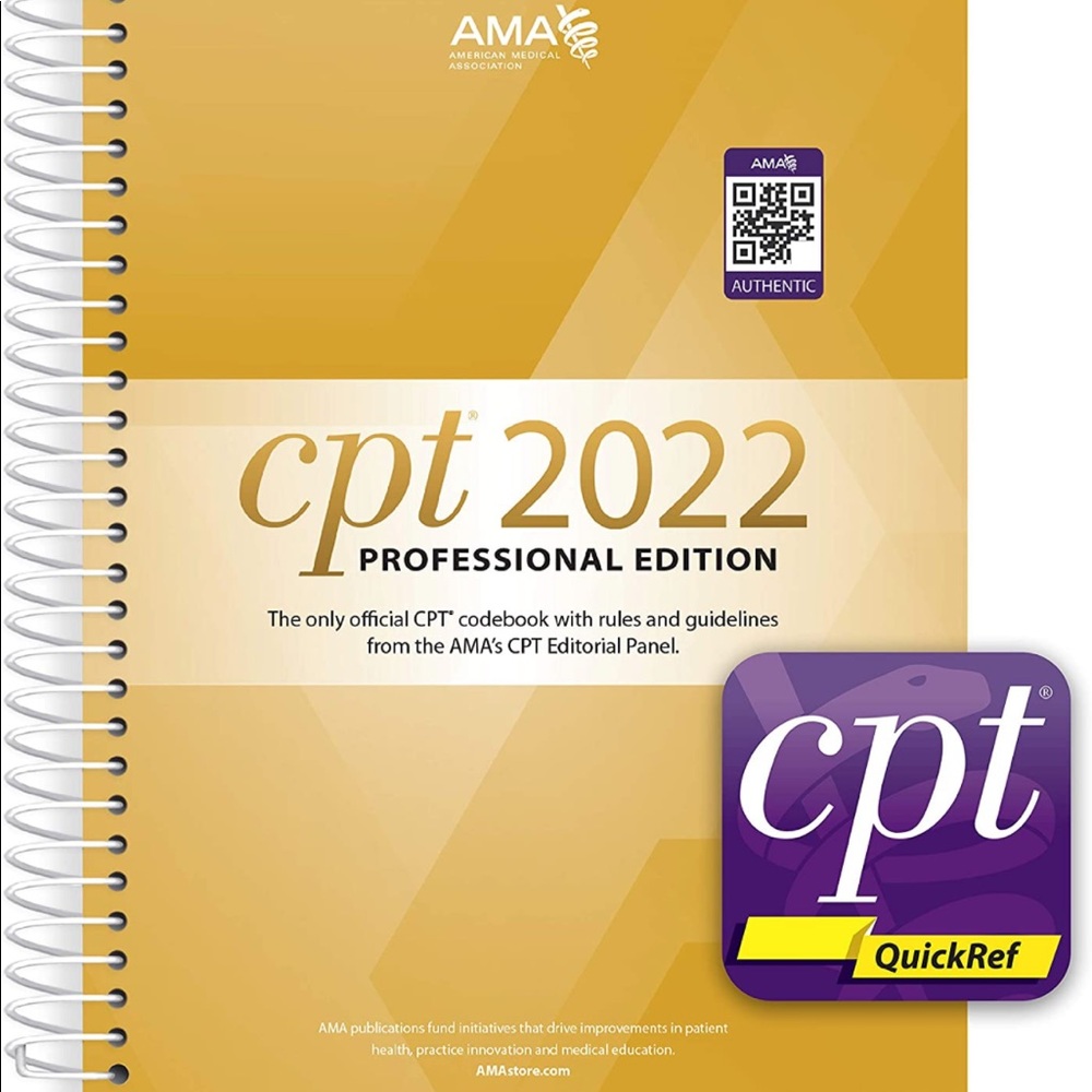 CPT Professional 2022 and CPT Quickref App Bundle
